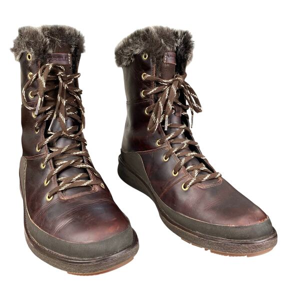 Merrell Men’s Tremblant Ezra Brown Waterproof Vibram Winter Boot Size US 10.5 - Picture 5 of 10